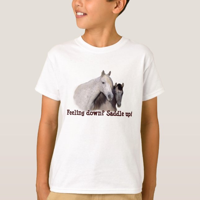 Mustangos Sally y camisa unisex de los niños de (Anverso)