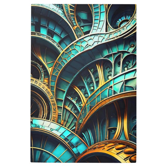 Mutante 4 arte mural Metalizado (Anverso)