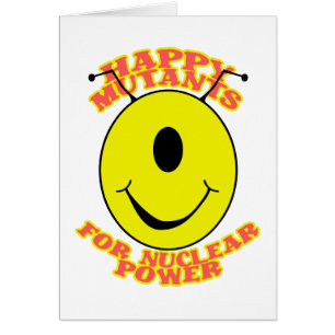 Mutantes felices por tarjeta de energía nuclear