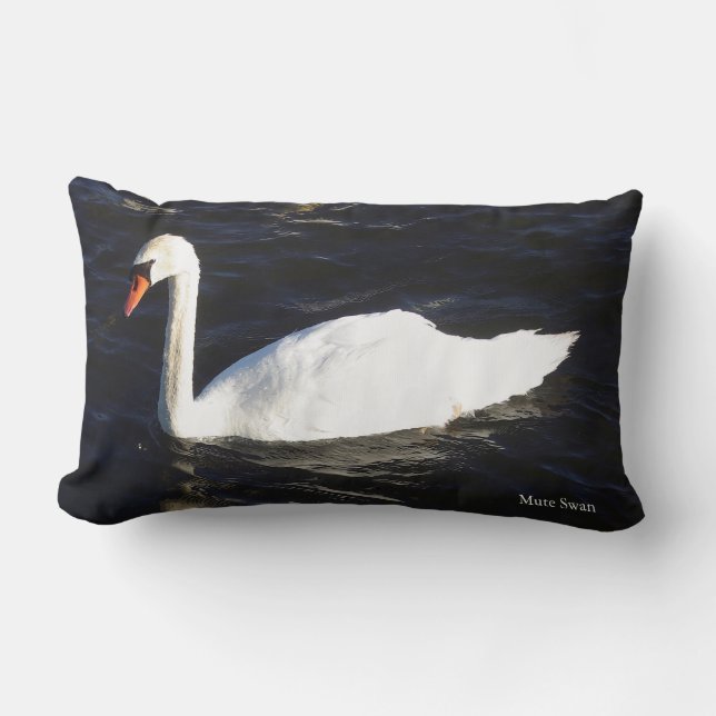 Mute Swan lumbar almohada (Anverso)