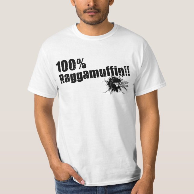 ¡Mutilación necesaria Raggamuffin 100%! Camisa (Anverso)