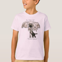 ¿Mutts Up? Creste Caricatura China Camiseta para n