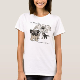 ¿Mutts Up? ¿Le va bien? Camiseta de perro