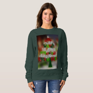 muy alegre navidad sudaderas mujeres