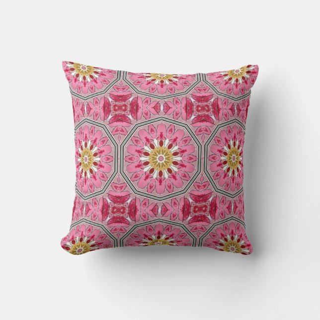 Muy - almohadas de tiro de encargo de la alegría (Anverso)