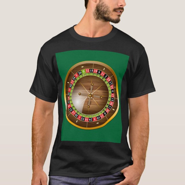 Muy divertida camiseta de la rueda de la ruleta eu (Anverso)