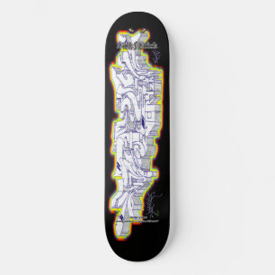 MUY Etiqueta 03 ~ Graffiti Art Pro Skateboard Deck
