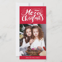 Muy Feliz Fotos de Navidad | Roja