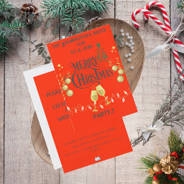 Muy Feliz Invitación de Navidad