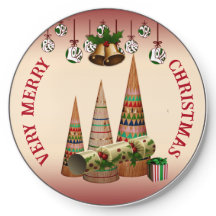 Muy Feliz Navidad Decoración personalizada de árbo