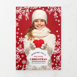 Muy Feliz Navidad. Tarjetas multifotográficas trif
