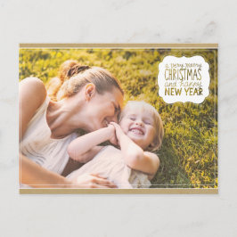 Muy Feliz Navidad y Feliz Año Nuevo Tarjeta Post