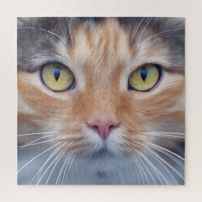 Muy Guay Cat Face Jigsaw Puzzle (Vertical)