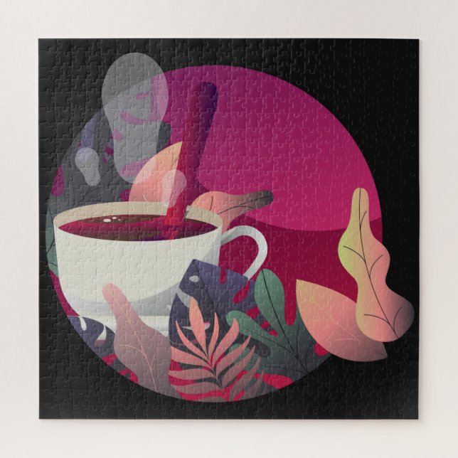 Muy Guay Cup of Coffee Jigsaw Puzzle (Vertical)