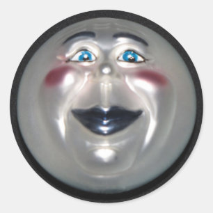 Muy Guay Man On The Moon Figure Pegatinas