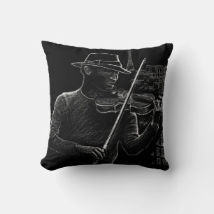 Muy Guay Music Style Cojín decorativo
