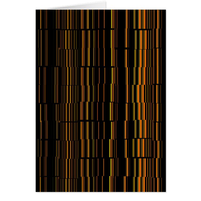 Muy Guay Naranja moderno a rayas (Frente)