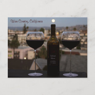 ¡Muy Hermosa Postal De Campo Vino!