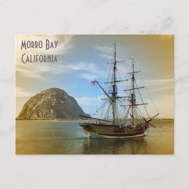 ¡Muy Hermosa Postal De La Bahía De Morro! (Anverso)