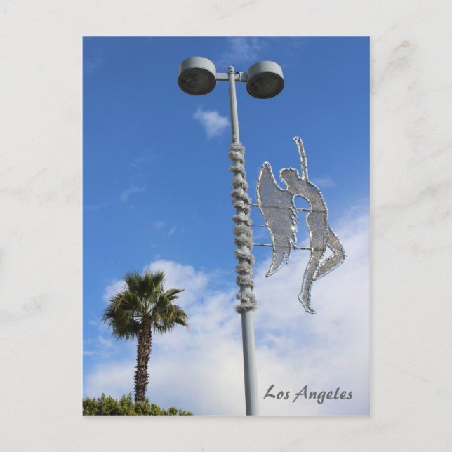 ¡Muy Hermosa Postal De Los Ángeles! (Anverso)