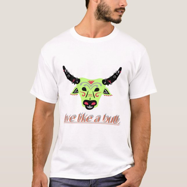 Muy maravilloso diseño de camisetas de toro (Anverso)