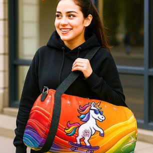Muy Raras: Bolsa De Duffle De Guay Unicorn