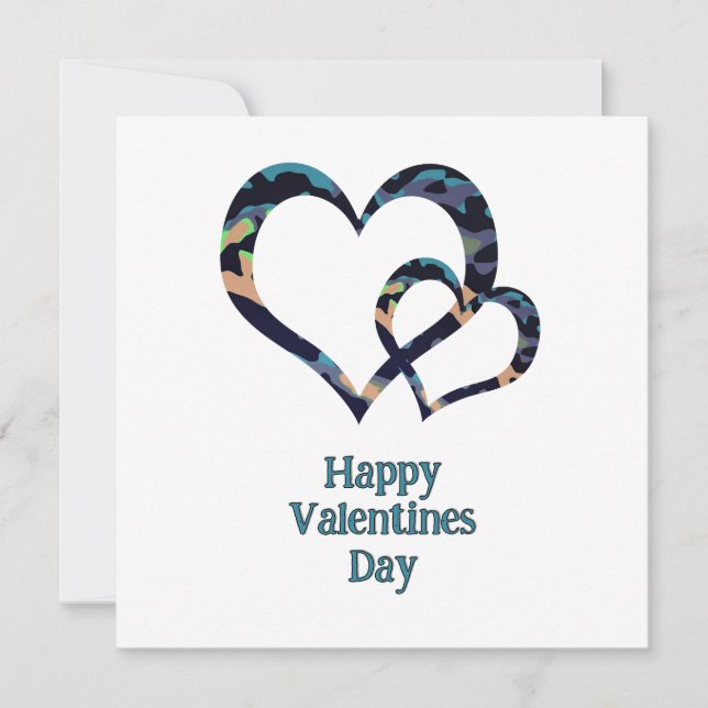 MVB Doble Camuflaje Azul Tendencia Diseño de Coraz (Anverso)