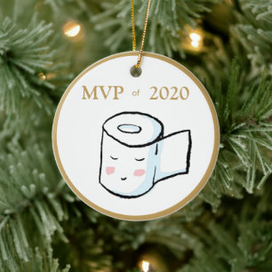 MVP De 2020 Papel De Aseo Gracioso Ornamento De Na