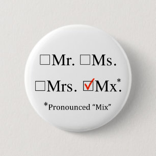MX. Botón del prefijo de Nonbinary
