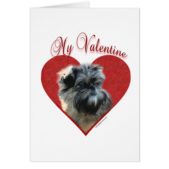 My Affenpinscher Valentine (Frente)