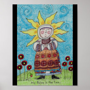 My Baba es el Sol del Arte Popular Ucraniano