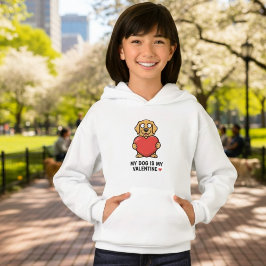 My Dog Is My Valentine | Cute Golden Retriever Kid