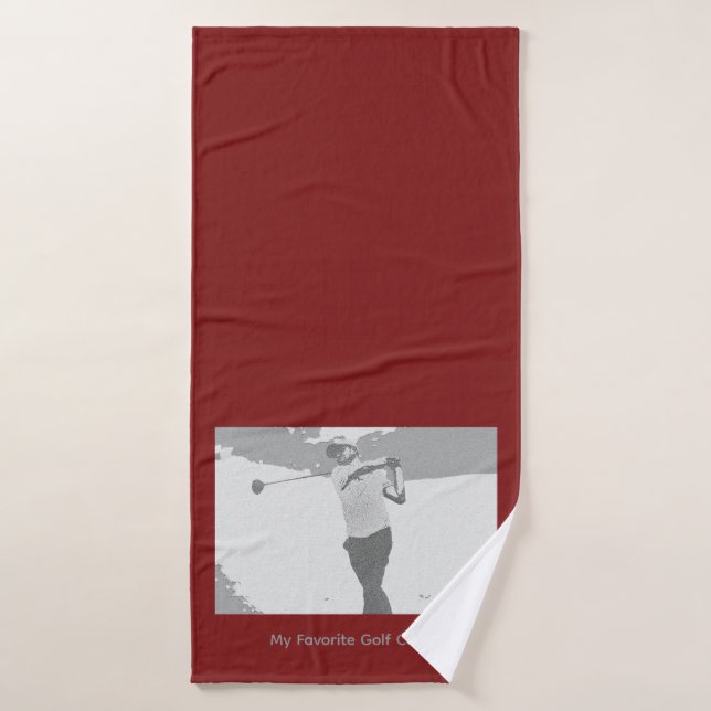 My Favorite Golf Coach (Toalla de baño)