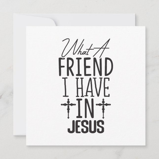My Friend is Jesus (Anverso)