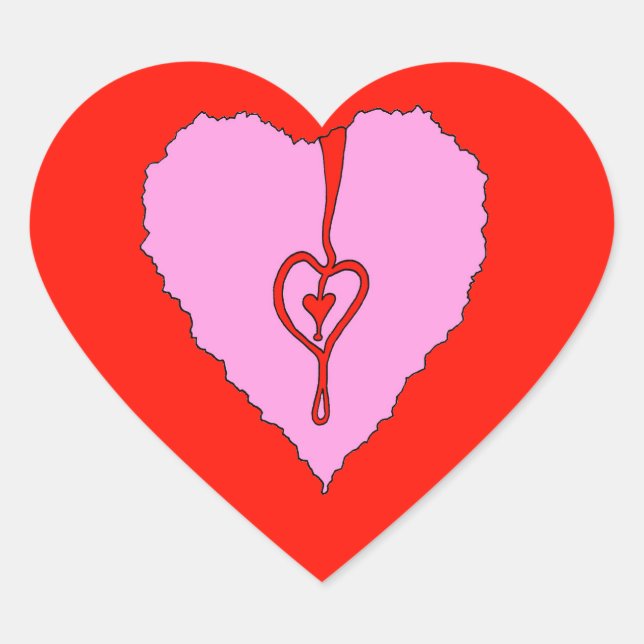 My Hole Heart - Pegatina de arte (Anverso)