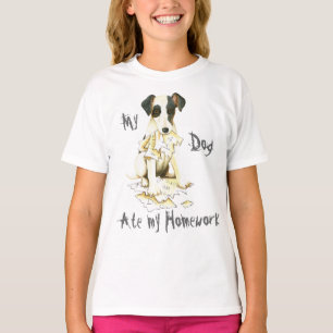 My Smooth Fox Terrier Se Comía Mi Camiseta De Home