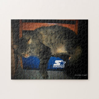 My Starter is Broken cat meme Jigsaw Puzzle