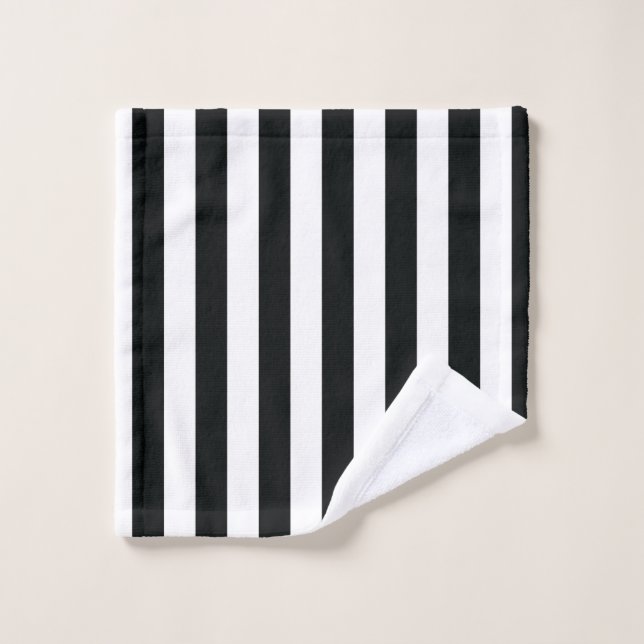 Mydeas | Bandas gruesas en blanco y negro (Toallita)