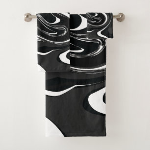 Mydeas Bañera de pintura gris negro y blanco