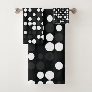 Mydeas   Pequeños puntos retro gris negro y blanco