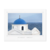 Mykonos - Ag. postal de la Iglesia de Nikolaos