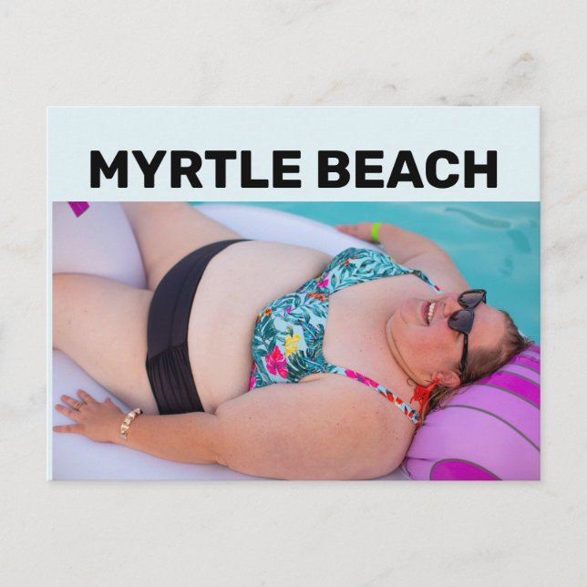 MYRTLE BEACH BIG BATHHBEAUTY Postales (Anverso)