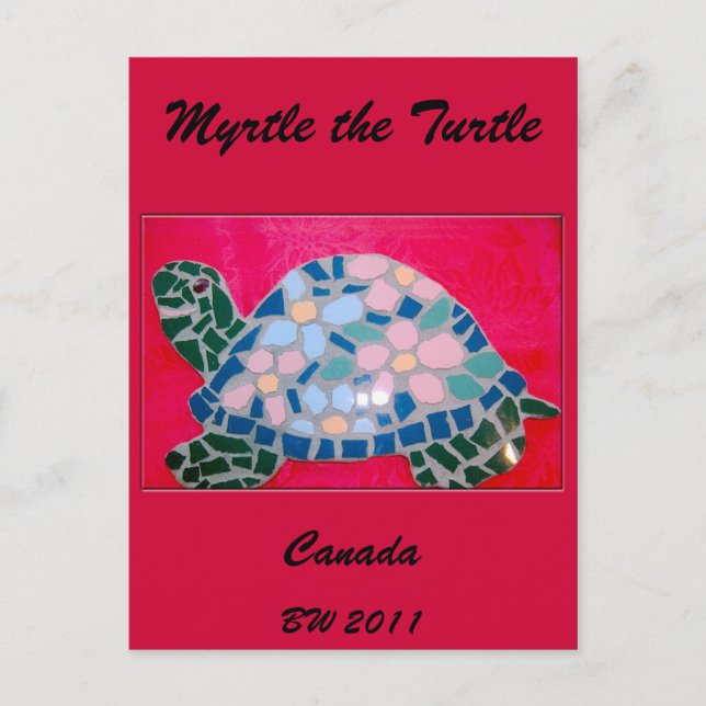 Myrtle la postal de Canadá de la tortuga (Anverso)