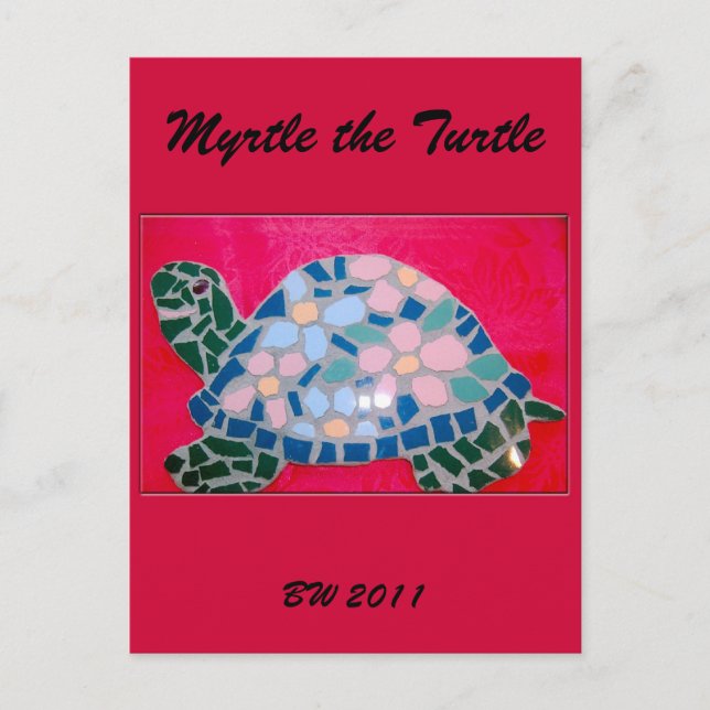 Myrtle la postal de la tortuga (Anverso)
