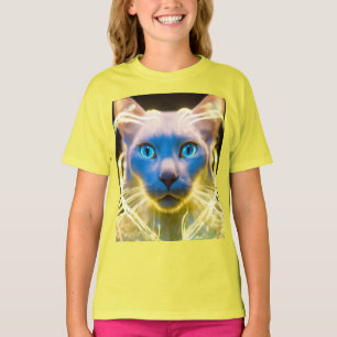 Mystic Cat Aura - Camiseta básica para niños