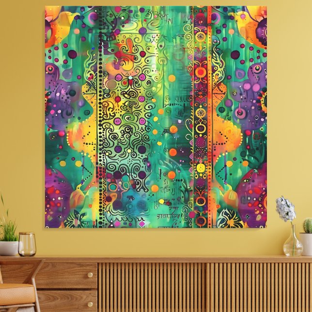 Mystic Flow – Arte abstracto psicodélico de energí (Insitu (Sala de estar))
