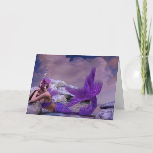 Mystic Siren Fantasy Mermaid BLANK Stationb (Anverso)
