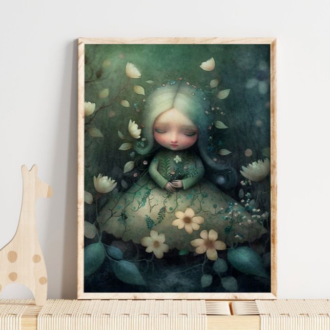 Mystic Woodland Fairy Goddess | Impresión de pared (Subido por el creador)