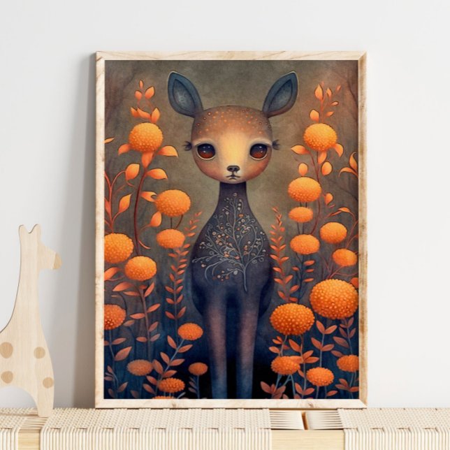 Mystic Woodland Fawn Deer | Impresión de pared de  (Subido por el creador)