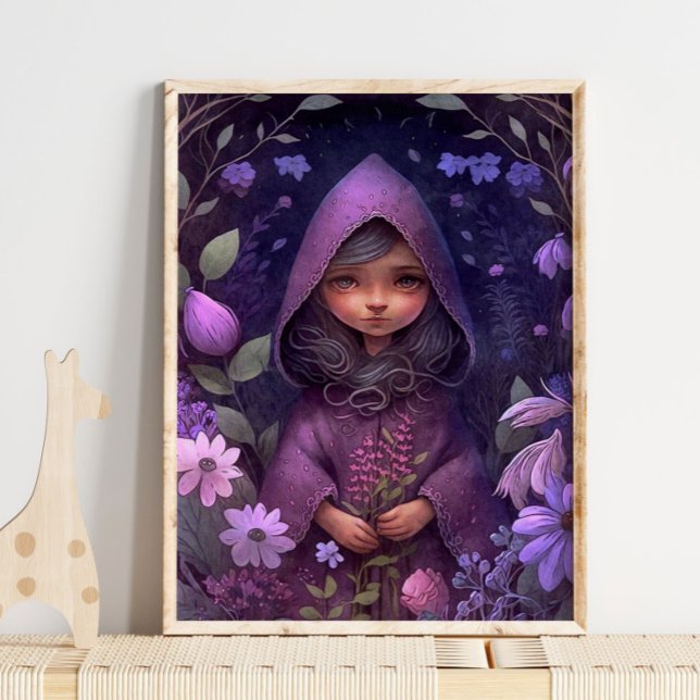 Mystic Woodland Purple Fairy | Impresión de pared  (Subido por el creador)